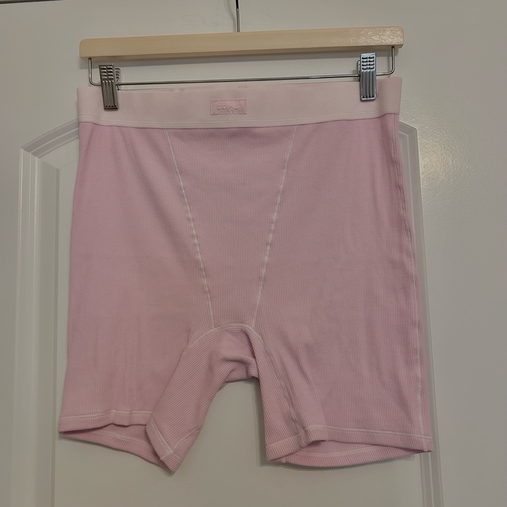 Skims Cotton Rib Boxer - Picture 2 of 4